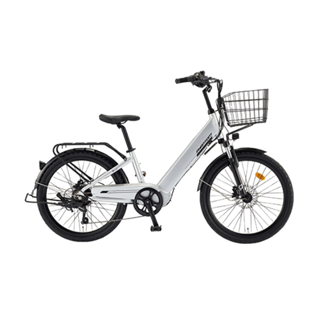 [렌탈] 삼천리자전거 24 팬텀 시티 7 / 24인치 전기자전거 (색상 : 라이트 실버)