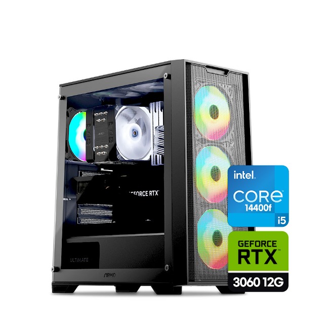 [렌탈] 인텔 14세대 i5-14400F 수냉쿨러 D5 32G 512G RTX3060 게이밍 PC 컴퓨터