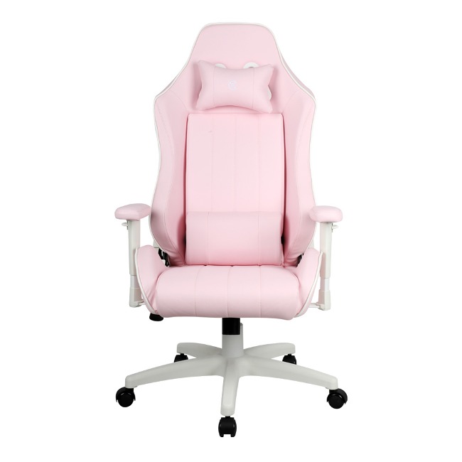 [렌탈] 콕스 COX XGC10 핑크 인조가죽 체어 게이밍 의자 (색상 : 핑크)